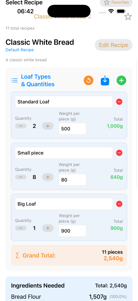 microbakery load reset batch